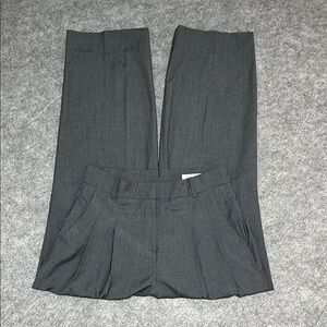 The Frankie Shop Women’s Dark Gray Pleated Dress Pants